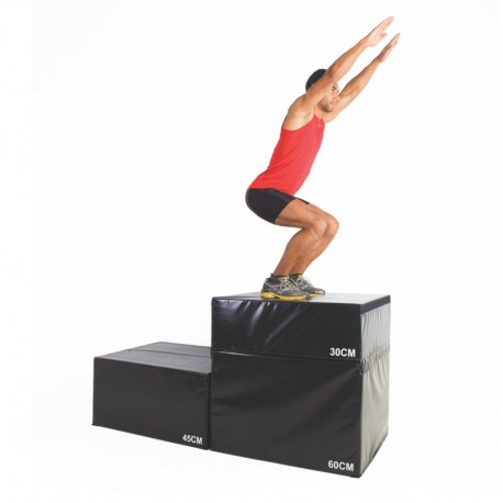 Soft Plyo Box set 4 piezas 15, 30, 45, 60 cm.