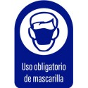 Vinilo adhesivo uso obligatorio de mascarilla