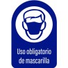 Vinilo adhesivo uso obligatorio de mascarilla