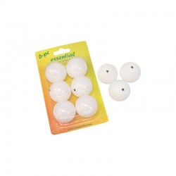 Blister 6 pelotas PVC tenis de mesa